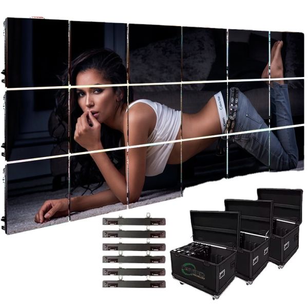 Quality High Brightness 4500-5000 cd Rental LED Display with 16:9 and 4:3 Aspect Ratio LED Video Wall Panel wholesale