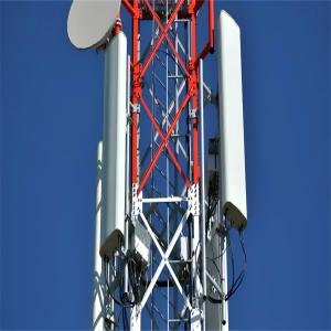 30m Self Supporting Lattice Tower For Communication GSM Tower Made Of Angle