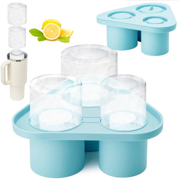 Silicone Mold Ice Cube Tray for Tumbler Cup Kitchen Accessories Bar Ice Cream Makers
