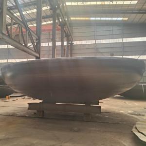 Welding Connection Carbon Steel Elliptical Tank Head Dished End Making as per