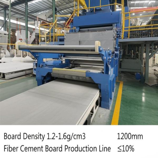Board Density 1.2-1.6g/cm3 Fiber Cement Board Production Line with Water