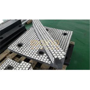 Ceramic Lined Rubber Hose Customized Hexagonal Alumina Ceramic