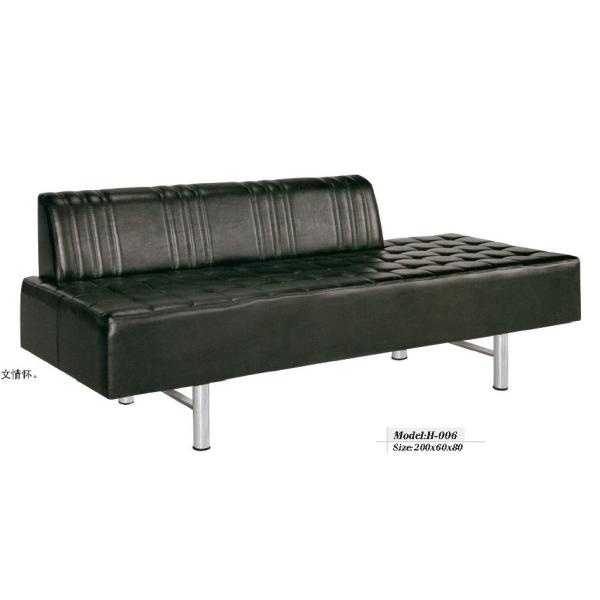 Quality waiting chair for hair salon /long bench / leather sofa with competitive price H-006 wholesale