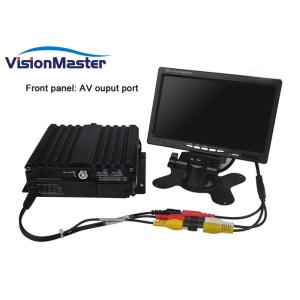Double SD Card CCTV DVR Recorder , 720P 8 Channel Vehicle DVR With Camera