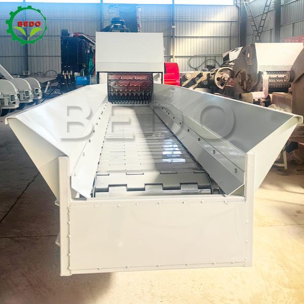 Hydraulic Motor Feed Conveyor Power Wood Chipper Machine with 235HP Main Power