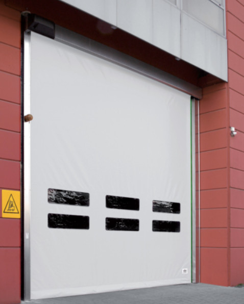 High Security Rapid Roller Doors with Noise Reduction and Thermal Insulation