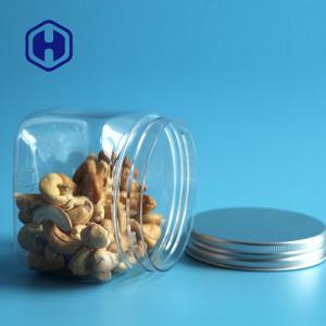 420ml 16oz Sweet Square PET Jar With Aluminum Cap Food Packing