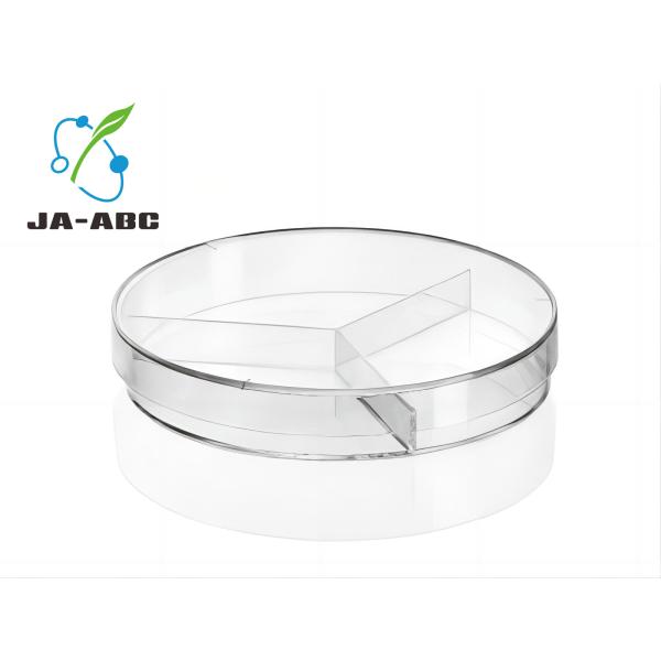 Quality Lab Plastic Sterile 2 3 4 Compartments Plastic Petri Dish Disposable wholesale