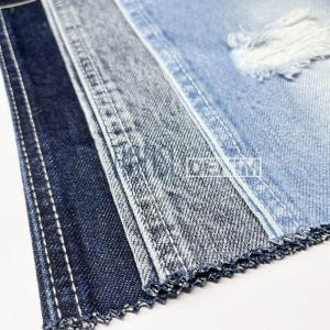 Cotton Polyester Viscose Stretch Lightweight Denim Fabric By The Yard 11.1 Oz