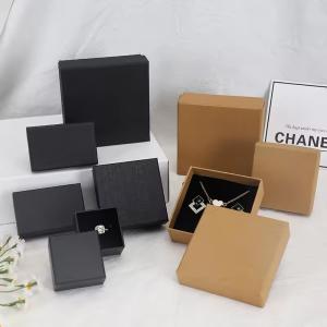 Square Recyclable Gift Jewelry Packaging Customised With Foam Insert