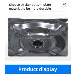 Modern Black Steel Chair Mechanism with 248X248mm Size and 3.0mm Thickness for