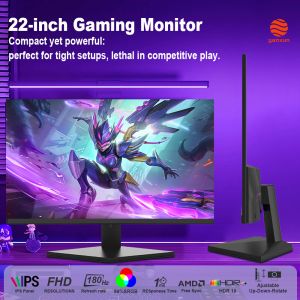 22-Inch Widescreen Gaming Monitor: 1920*10801K IPS Panel 180Hz High Refresh Rate
