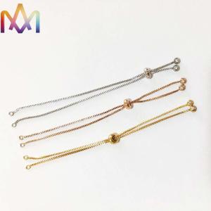 China SS316 Adjustable Slider Chain Bracelet on sale