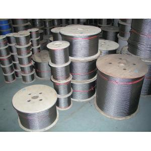 6x19 IWRC Bright Stainless Steel Wire Rope Polished and Corrosion Resistant for