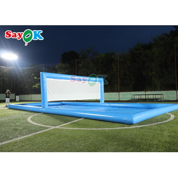 Water Park Games Large Pool Inflatable Volleyball Field Inflatable Water Tennis