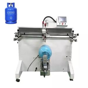 Semi Auto LPG Can Cylindrical Screen Printing Machine With 1200mm printing