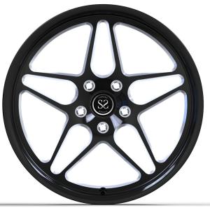 8.5Jx21 ET30 1 Piece Forged Monoblock Rims Gloss Milling Windows For Audi A7 48K