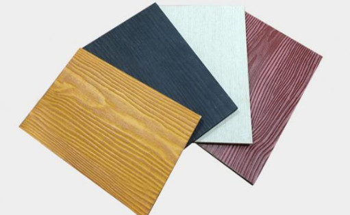 New Type Interior 100% Non-Asbestos Wood Grain Decorative Textured Fiber Cement