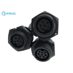 Panel Mount M16 Waterproof Female With NSH Series 1.0mm JST 8P NSHR-08V-S 28AWG