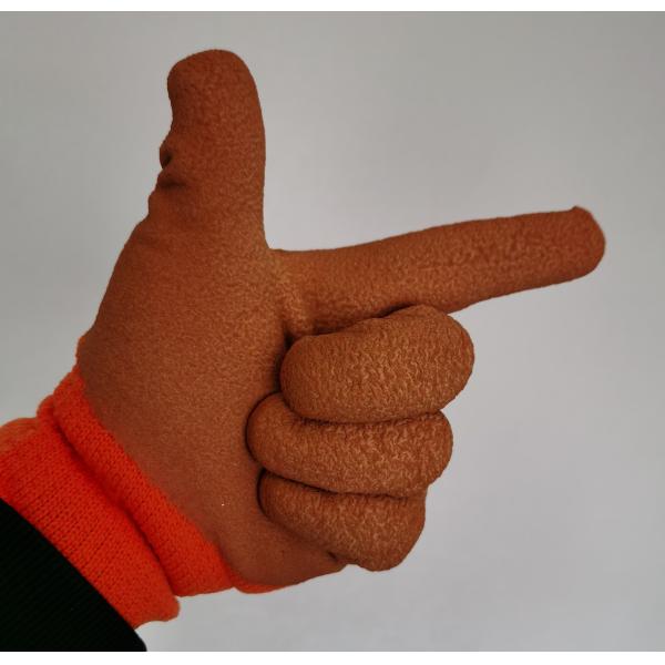 Quality 24cm Cold Resistance Protective ANSI Latex Work Gloves Outdoors wholesale