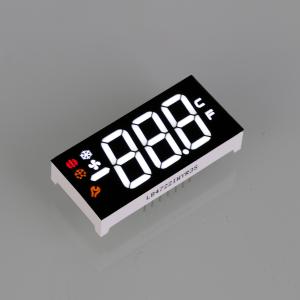 Cheap Ultra Bright White 3digit Seven Segment LED Display For Temperature Controllers for sale