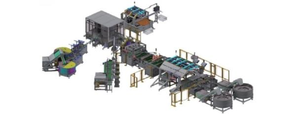 Quality Nitrogen Gas Buffer Automatic Assembly Line And Testing Machine 200pcs/Min wholesale