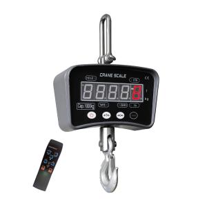 China Portable Digital Hanging Scales Battery Power Supply 100kg 200kg LED With Backlight on sale