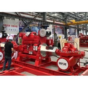1500GPM @ 155PSI UL/FM Approval Diesel Engine Drive Fire Pump With Horizontal