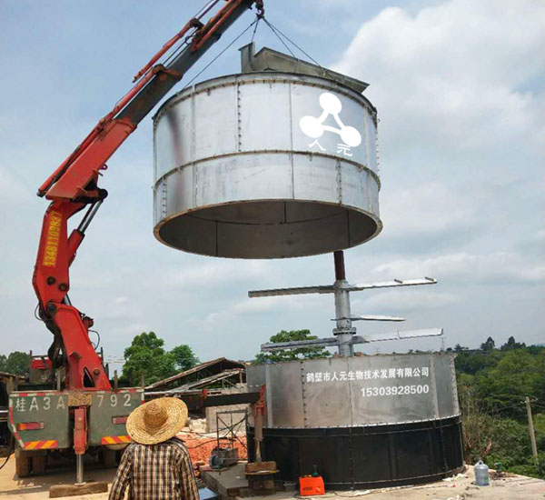 Environmental 10 M³/ Day 81㎡ Pig Manure Fermentation Tank