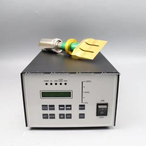 Cheap Table Style Special Ultrasonic Cutting Actuator For Rubber With Titanium Cutter for sale