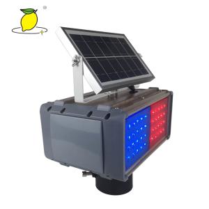 Solar Powered Barricade Lights LED Traffic Warning Lights