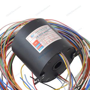 High Speed Slip Ring With 3000rpm and Through Hole Signal Rotary Joint