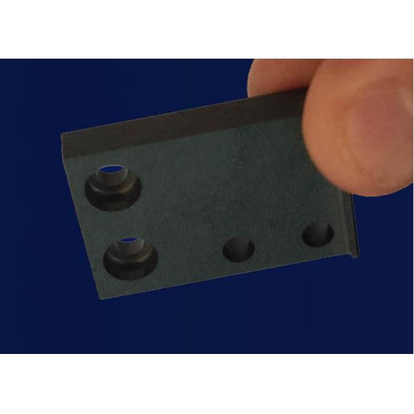 Quality Customized Black Alumina Machinable Ceramic Block Porcelain Connectors Polishing wholesale