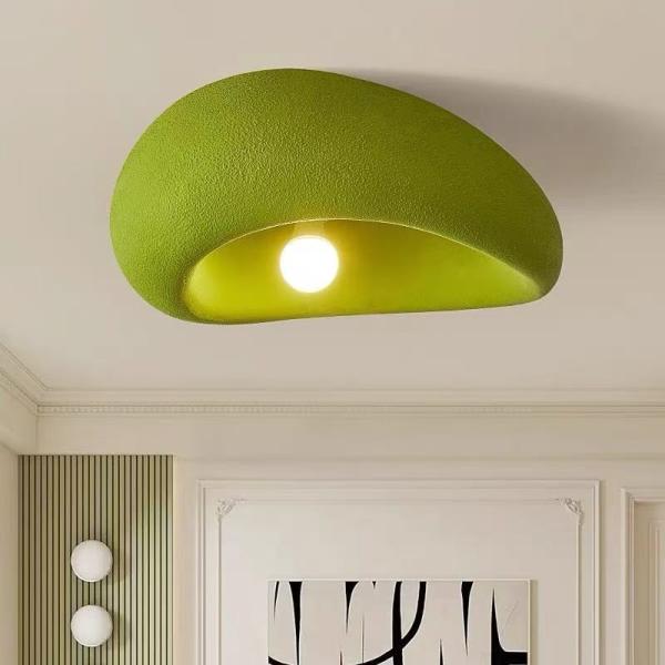 Cement and concrete and resin orange yellow handmake contemporary pendant lamp