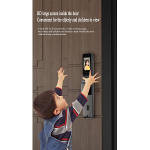 Standard Mortise Video Intercom Door Lock Grey Automatic Door Locks For Houses