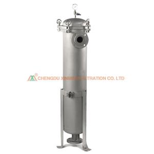 Bag Series Stainless Steel Liquid Bag Filter Machine For Precision Liquid
