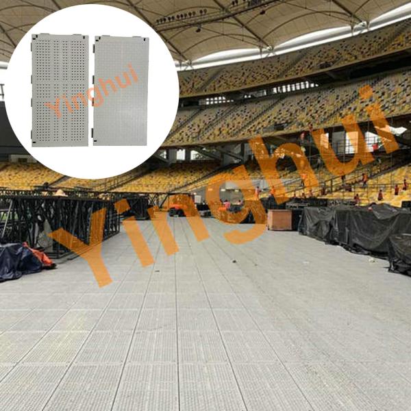 Quality UV Resistant Turf Protection Flooring Outdoor Event Interlocking Plastic Floor Tiles wholesale