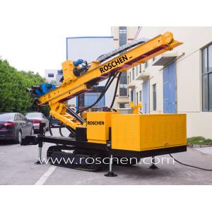 Crawler Drilling Rig with full hydraulic power head For Anchoring Hole drilling
