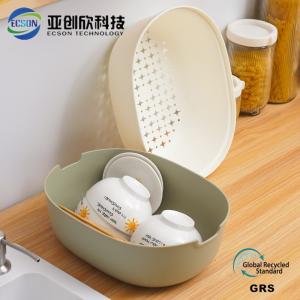 White Plastic Injection Molding Assembly drainage basket