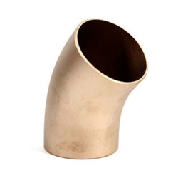 Durable Copper Nickel Elbow With Welded Connection And Polishing Treatment