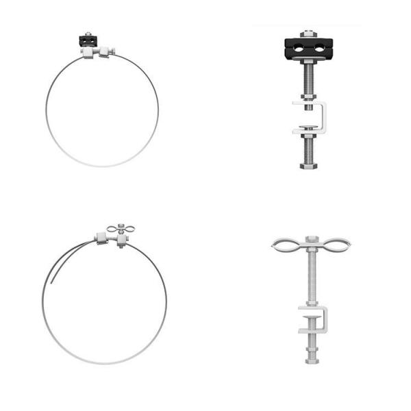 Quality Hot Dip Galvanized Flat Iron Down Lead Clamp for Tower Used Conductor Clamp of Cable wholesale