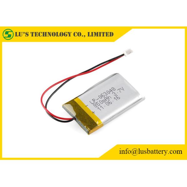 Quality PCM LP063048 Lithium Ion Rechargeable Battery 850mah 3.7V With Wires wholesale
