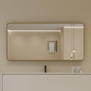 China Modern Home Wall Mounted Illuminated Smart LED Lighting Bathroom Decorative Bath Mirror on sale