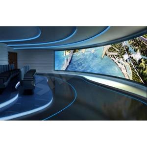 Dome Cinema Curved Projection Screen , 4K Woven Fabric Circular Projection