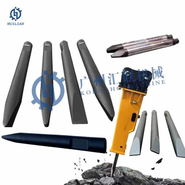 Quality Hydraulic Breaker Jack Hammer Chisel for F1 F2 F3 F4 F5 F6 F9 F12 F19 F22 F20 F27 F35 F30 F45 F70 F100 Excavator Breaker Chisel wholesale