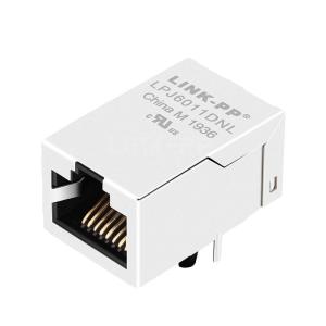 Cheap Pulse JXR1-0005NLT Compatible LINK-PP LPJ6011DNL 10/100 Base-T Tab Up Without Led Single Port 8P8C RJ45 Connector Price for sale