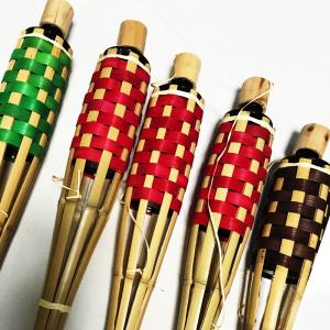 110cm Outdoor Natural Bamboo Torch Citronella Torch For Garden Lighting, Luau