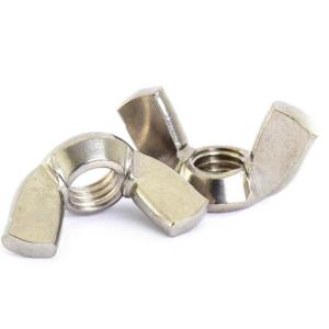 Cheap Stainless Steel Metal Nut M6 M10 B8 B8M B8T Edged Butterfly Wing Nut DIN314 for sale