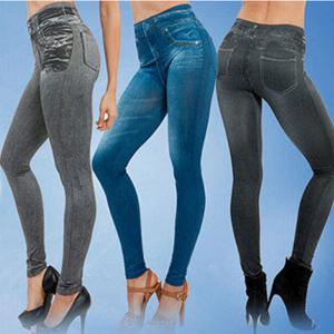 China                  2022 New Style Leggings 3 Colors Women Fashion Wear Butt Lifter Jeans Leggings              on sale