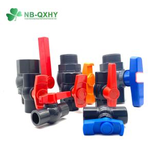 Optional Handle PVC Ball Valve Compact Design for Long-lasting Irrigation
